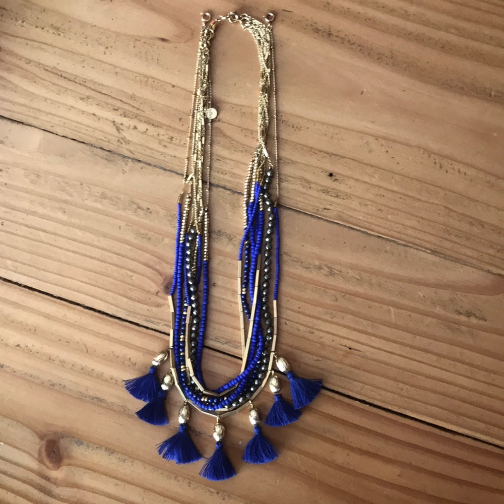Stella & Dot Tulum tassel necklace